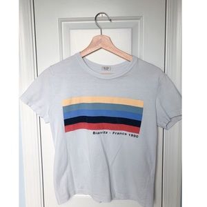 Brandy Melville France Graphic Shirt